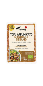 TOFU AHUMADO CON ALMENDRAS Y SESAMO 200GR - TAIFUN - 4012359010414